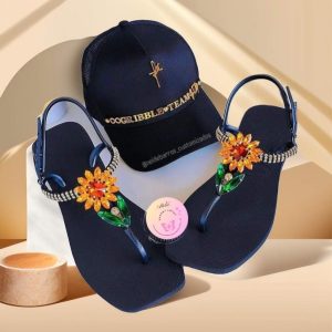 Kit Bone + Sandália Girassol