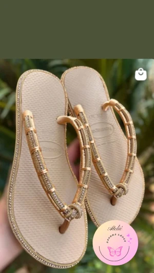 Havaianas Slim Fini Gold