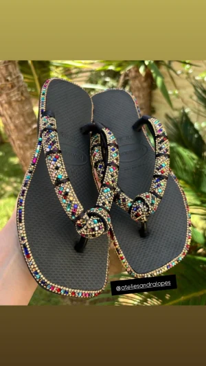 Havaianas square fini colorida