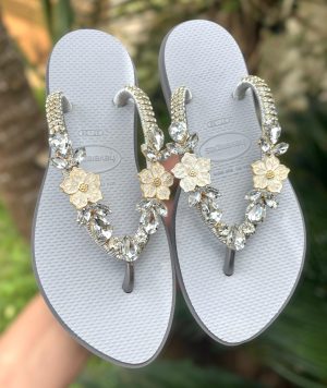 Havaianas point flor